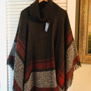 Sweater poncho